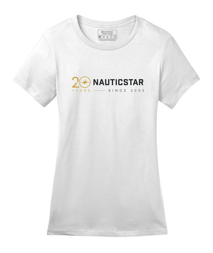 NauticStar 20th Women's T-Shirt - White