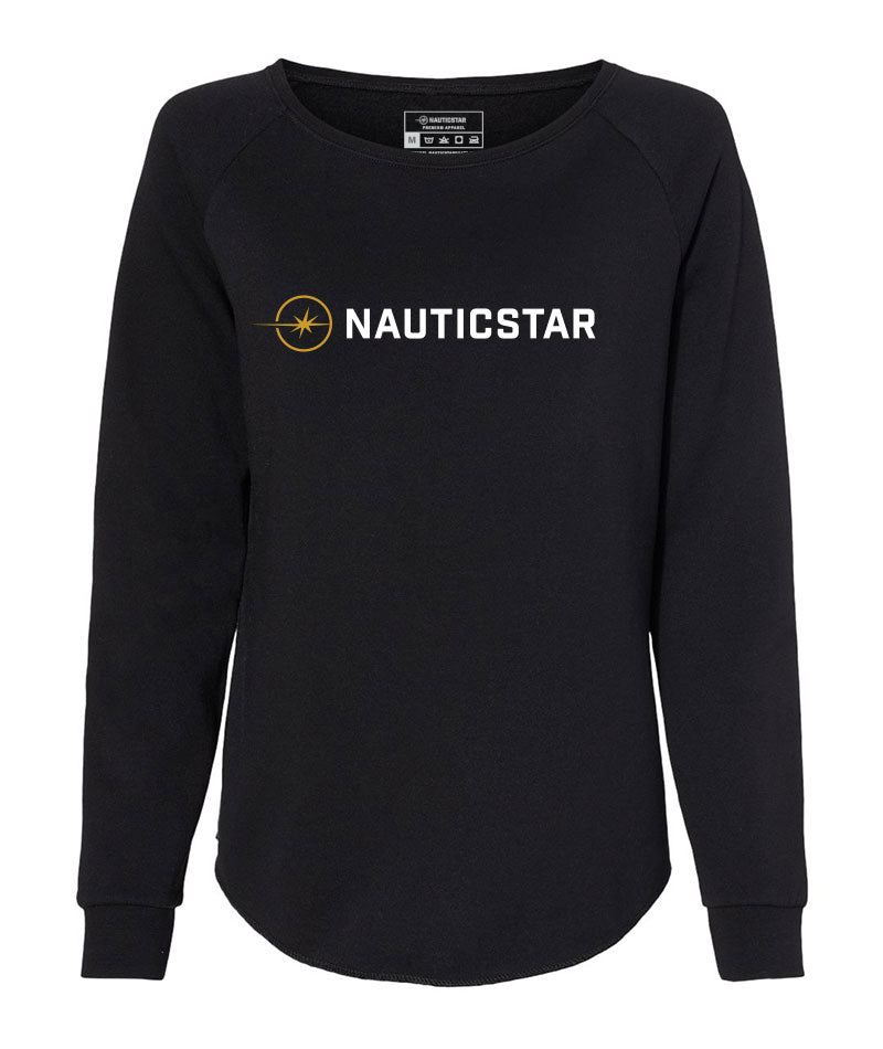 NauticStar Women's Crewneck Sweatshirt - Black