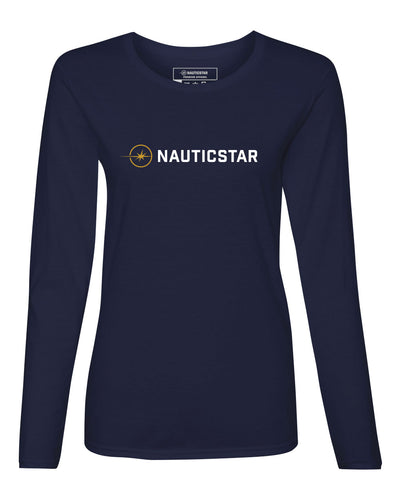 NauticStar Women's Long Sleeve T-Shirt - Navy