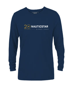 NauticStar 20th Men's Long Sleeve T-Shirt - Navy