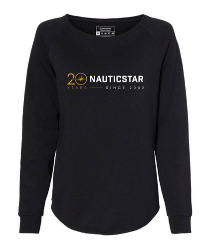NauticStar 20th Women's Crewneck Sweatshirt - Black