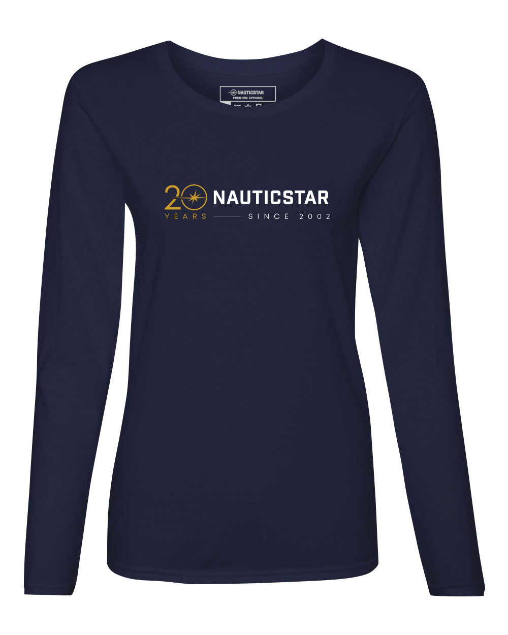 NauticStar 20th Women's Long Sleeve T-Shirt - Navy
