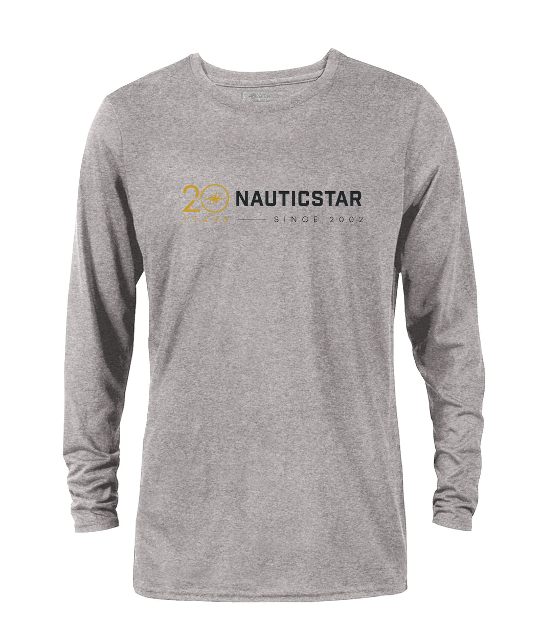 NauticStar 20th Men's Long Sleeve T-Shirt - Grey