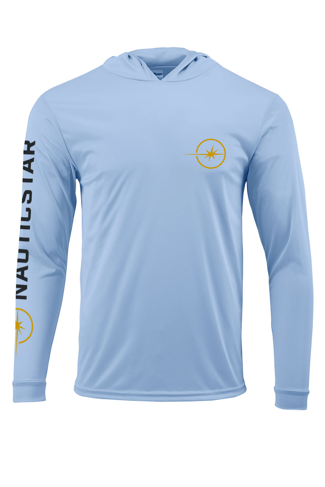 NauticStar UPF Hooded Long Sleeve Shirt - Light Blue